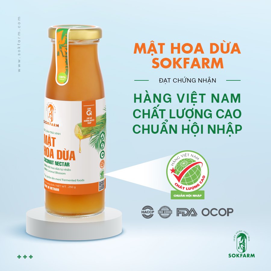 mat-hoa-dua-sokfarm, sokfarm, chung-nhan-hang-viet-nam-chat-luong-cao-chuan-hoi-nhap